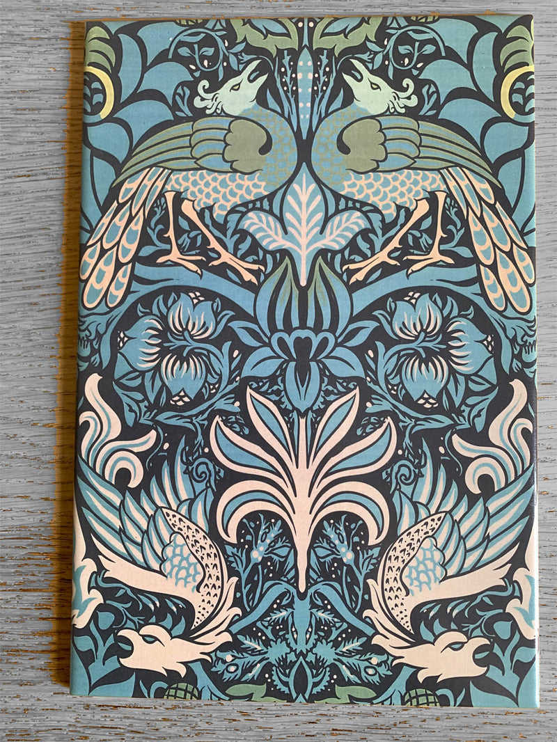 William Morris Tiles Peacocks and Dragons 20cm x 30cm Ceramic Tile