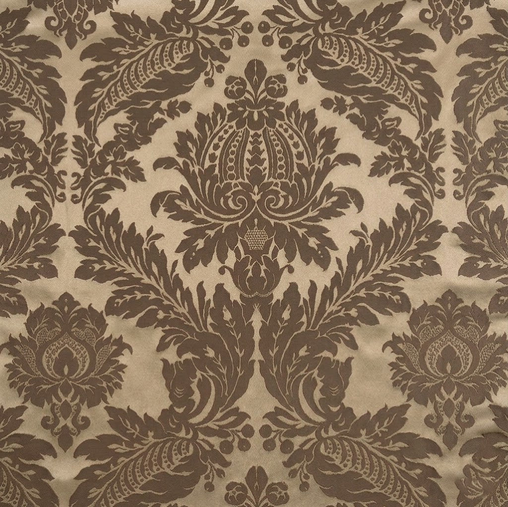 Raphael Damasks Classic Extra Large Scale Ogee Old Gold