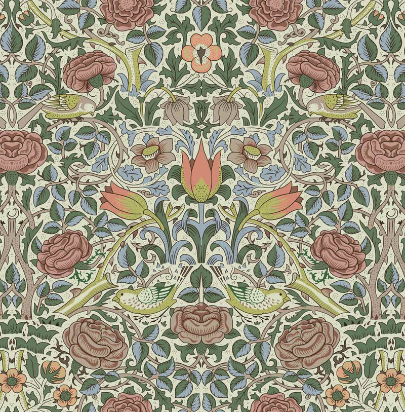 William Morris Designs Bird and Rose Velvet