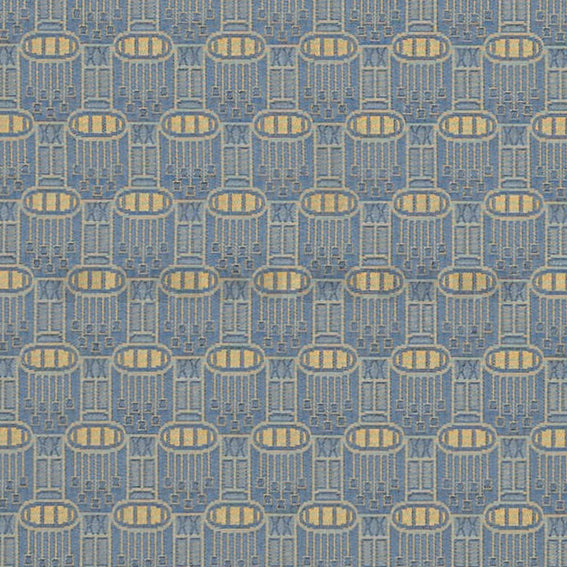 Deco Eclectic Beryl Mittelblau