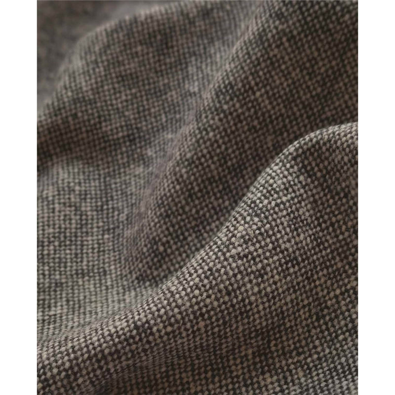 Authentic Donegal Irish Tweed - Croaghgorm Black Oat and Salt Barleycorn Wool Fabric