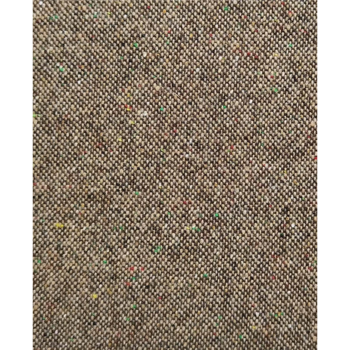 Authentic Donegal Irish Tweed - Croaghgorm Brown and Caramel Barleycorn Wool Fabric