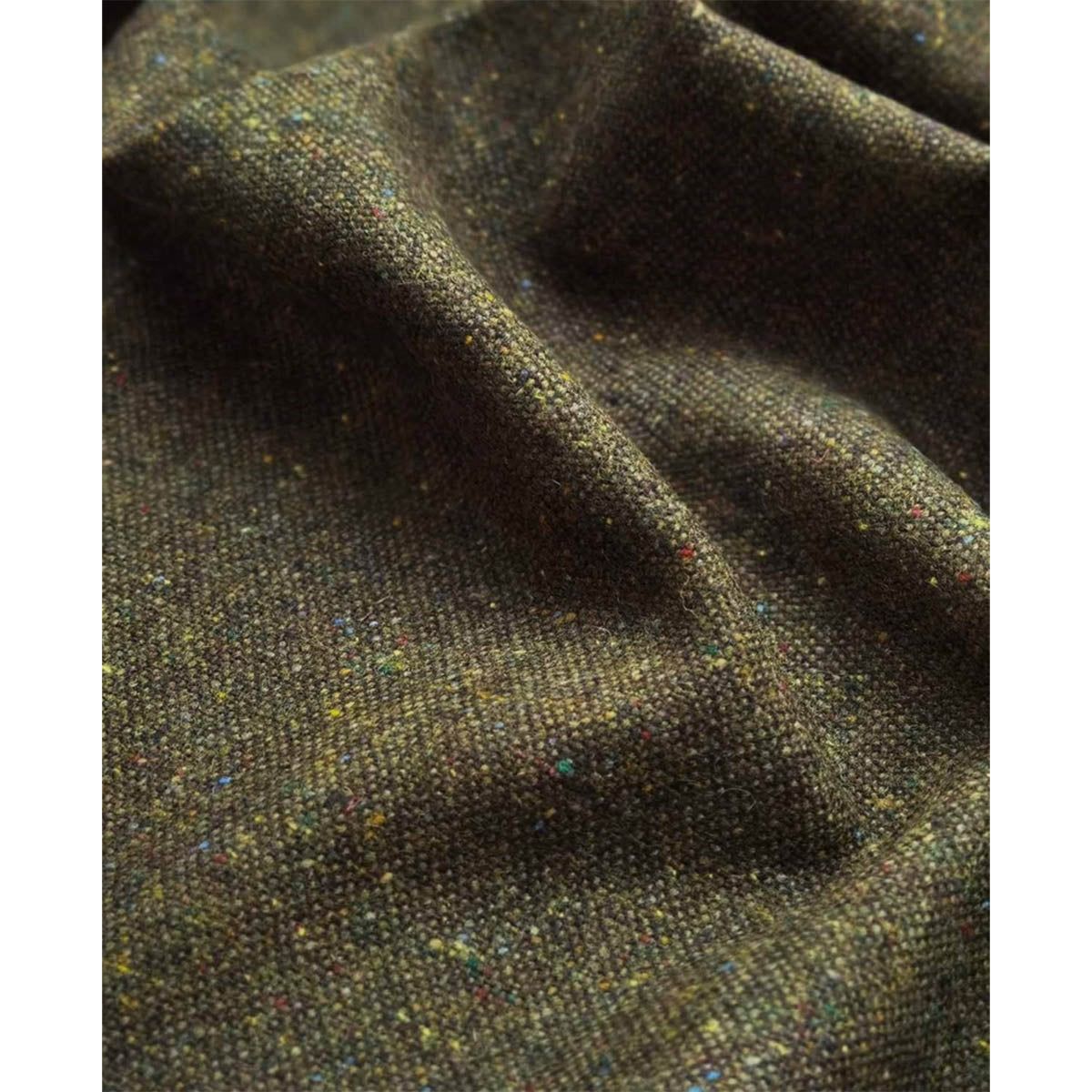 Authentic Donegal Irish Tweed - Croaghgorm Green Barleycorn Wool Fabric