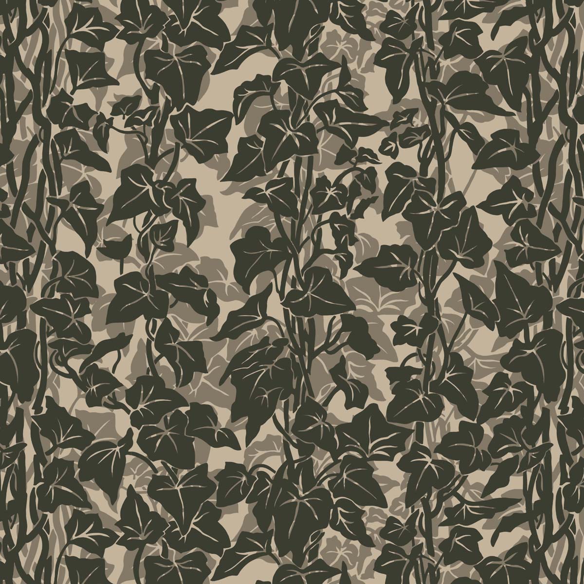 Candace Wheeler Ivy Cotton Linen Print