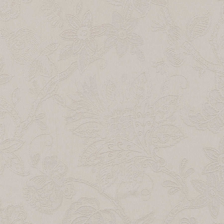 Burghley Floral Cotton Damask Linen