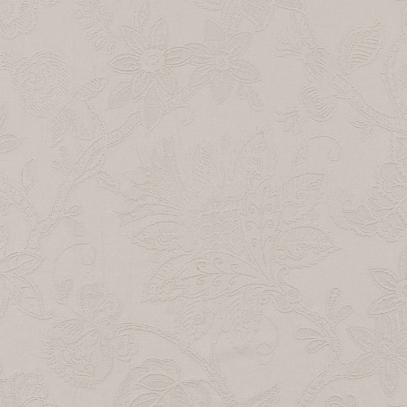 Burghley Floral Cotton Damask Linen