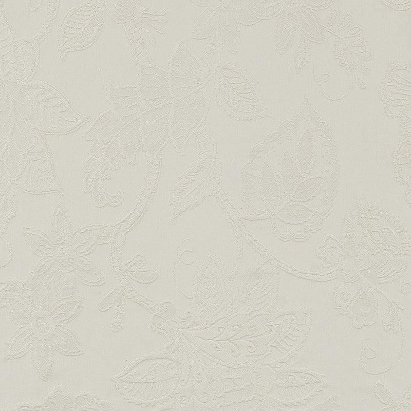Burghley Floral Cotton Damask Natural