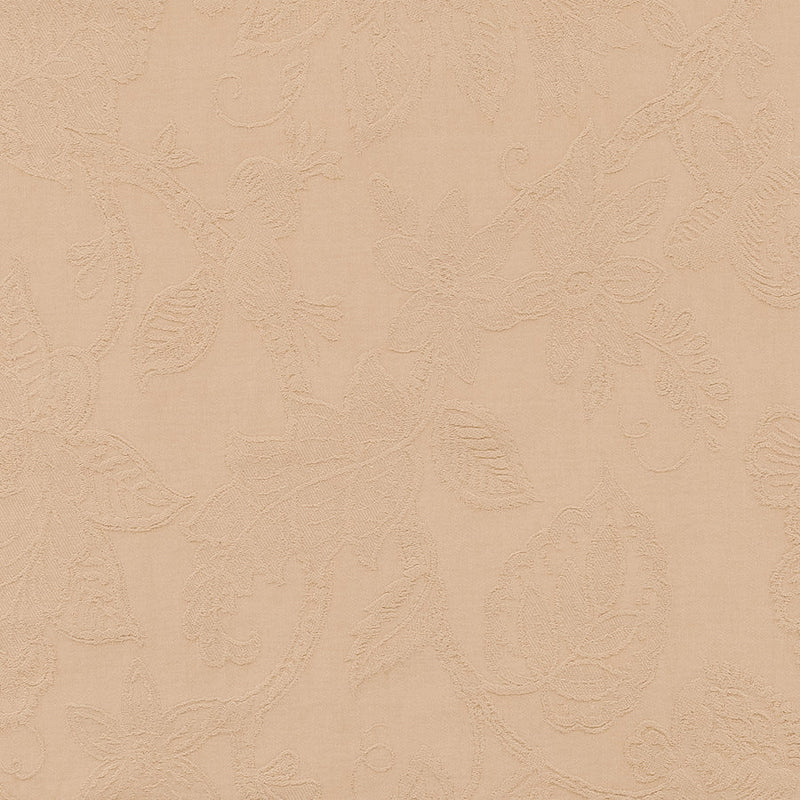 Burghley Floral Cotton Damask Wheat