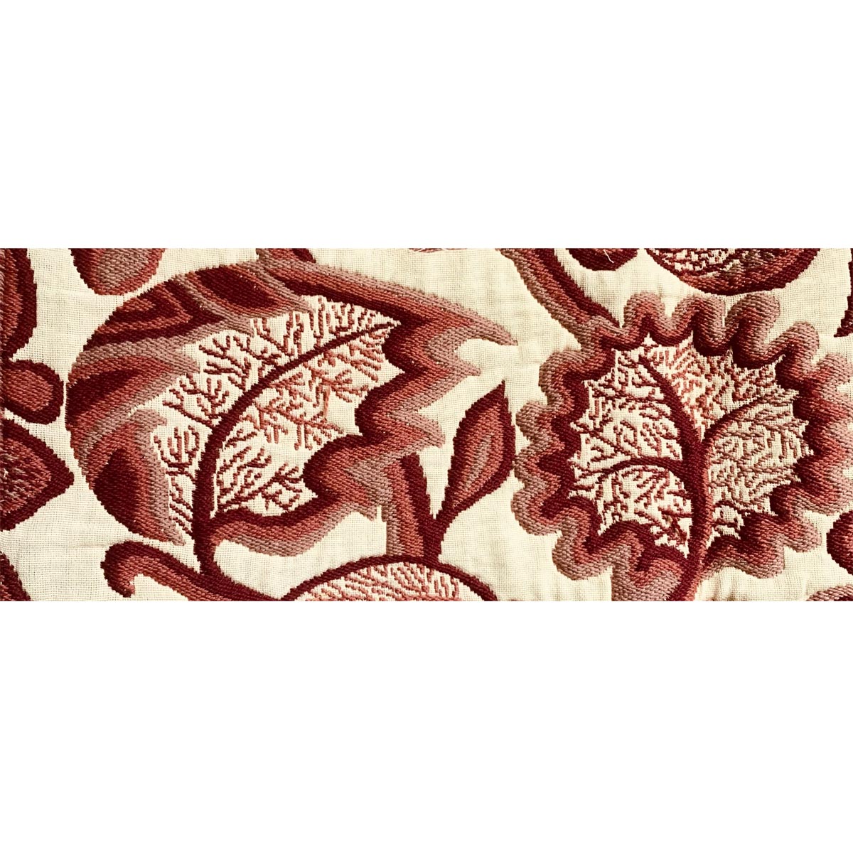 Hampton Court Tree of Life Red and Natural Crewelwork