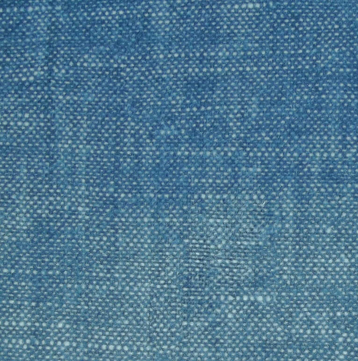 Swale Indigo FR Linen-Look Velvet Fabric