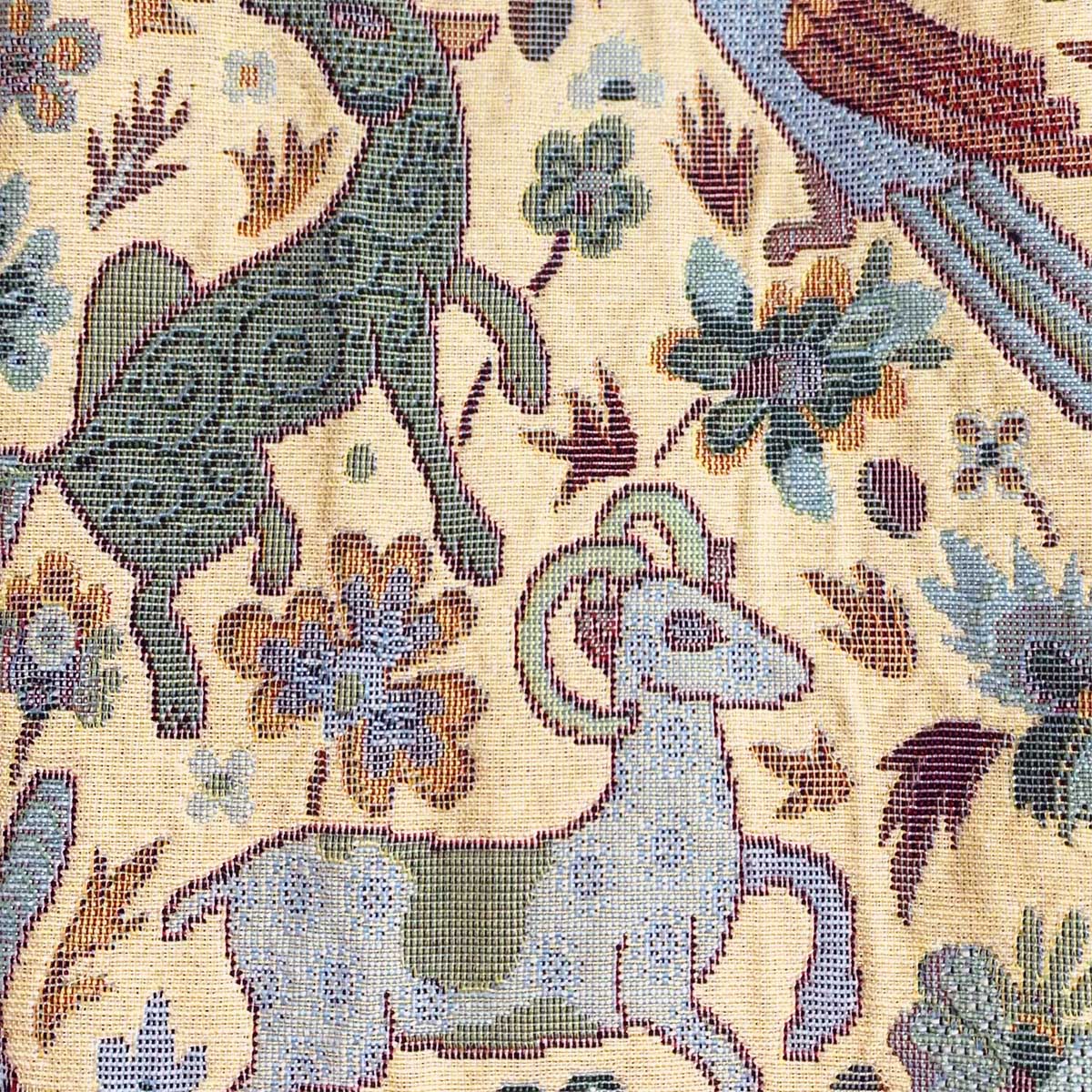 Guinevere Medieval Forest Animals Tapestry Cream