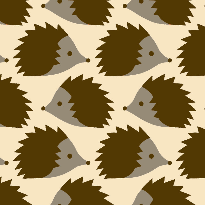 Hodgehegs Cotton Linen Print