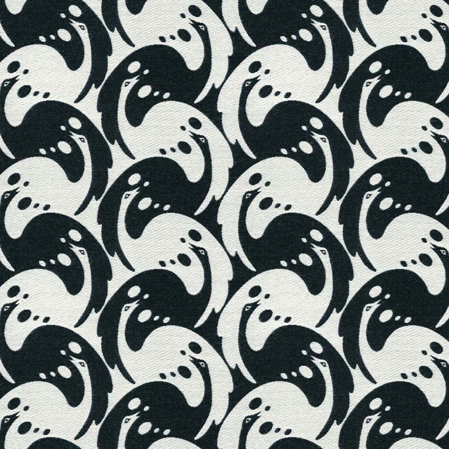 Koloman Moser Designs Vogel Kolonie Cotton Linen Print