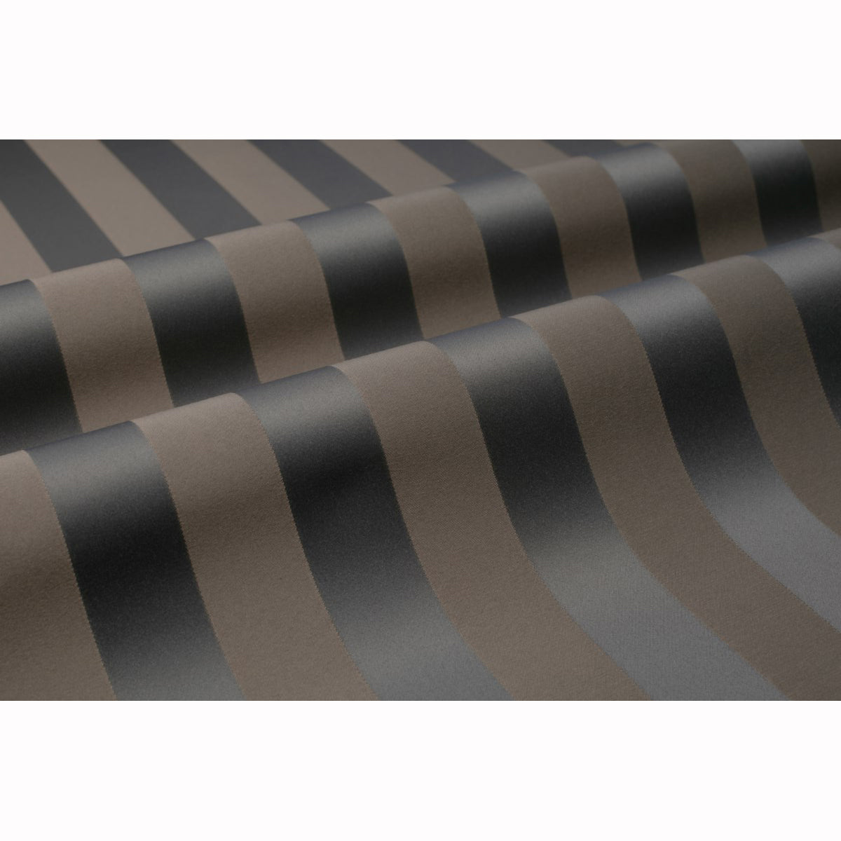 Raphael Damasks Classic Stripe Old Gold and Pewter