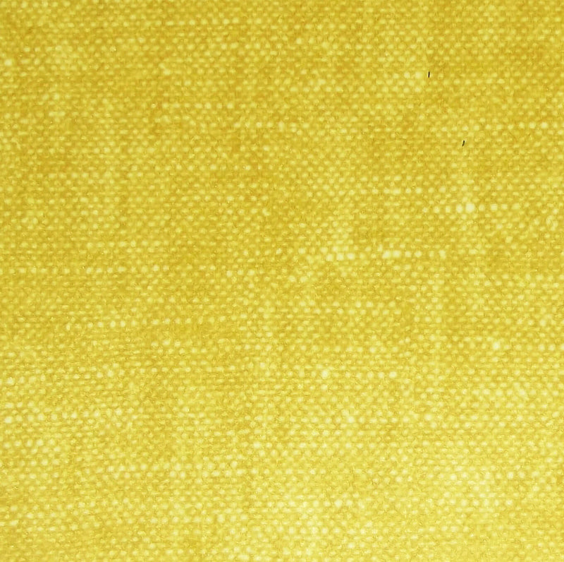Swale Mustard FR Linen-Look Velvet Fabric
