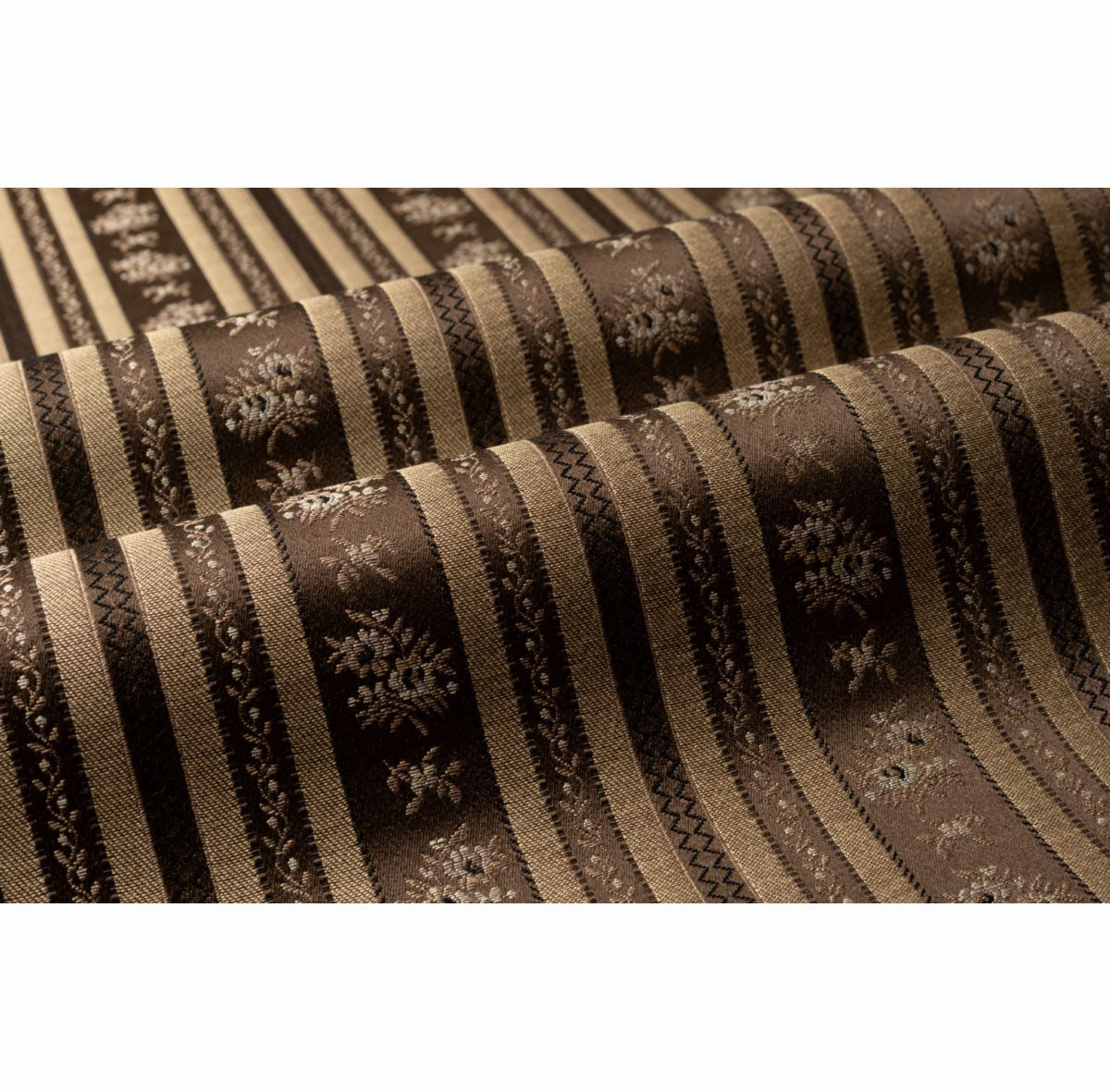 Georgiana Blythe Floral Stripe Brown