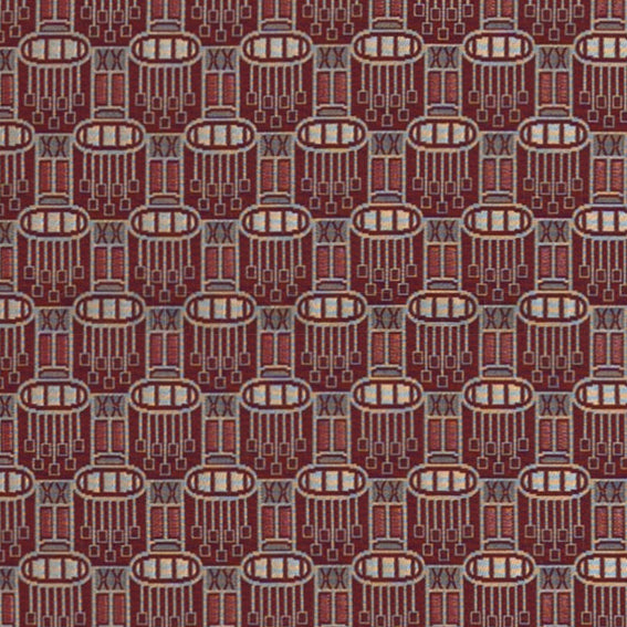 Deco Eclectic Beryl Red