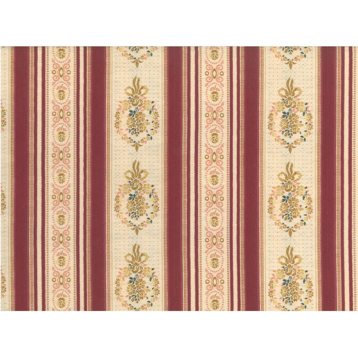 Georgiana Adolphe Floral Stripe Raspberry