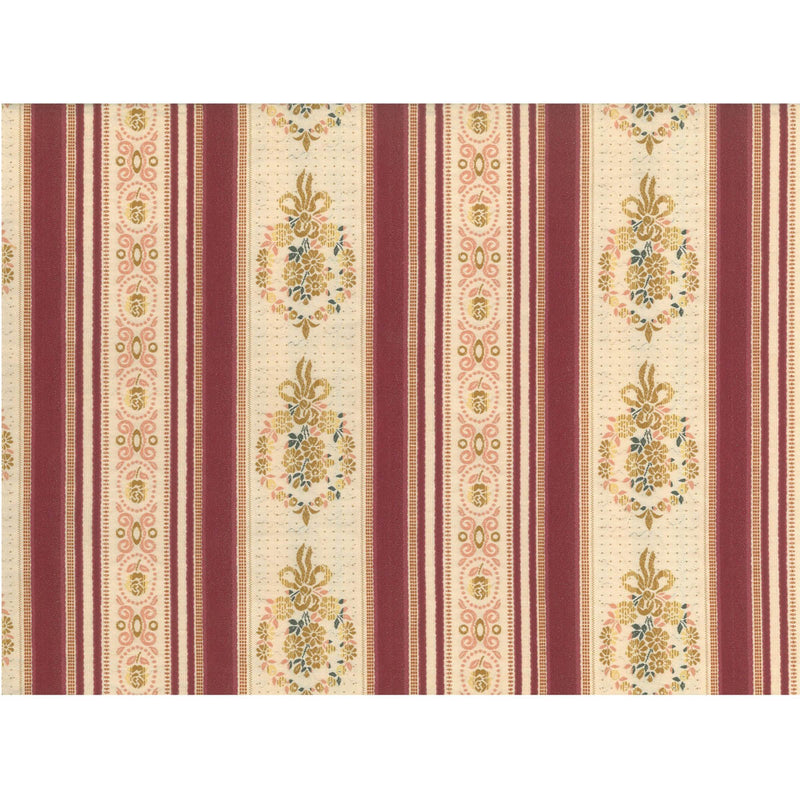 Georgiana Adolphe Floral Stripe Raspberry
