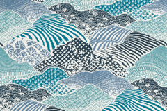 Japanese style curtain fabric