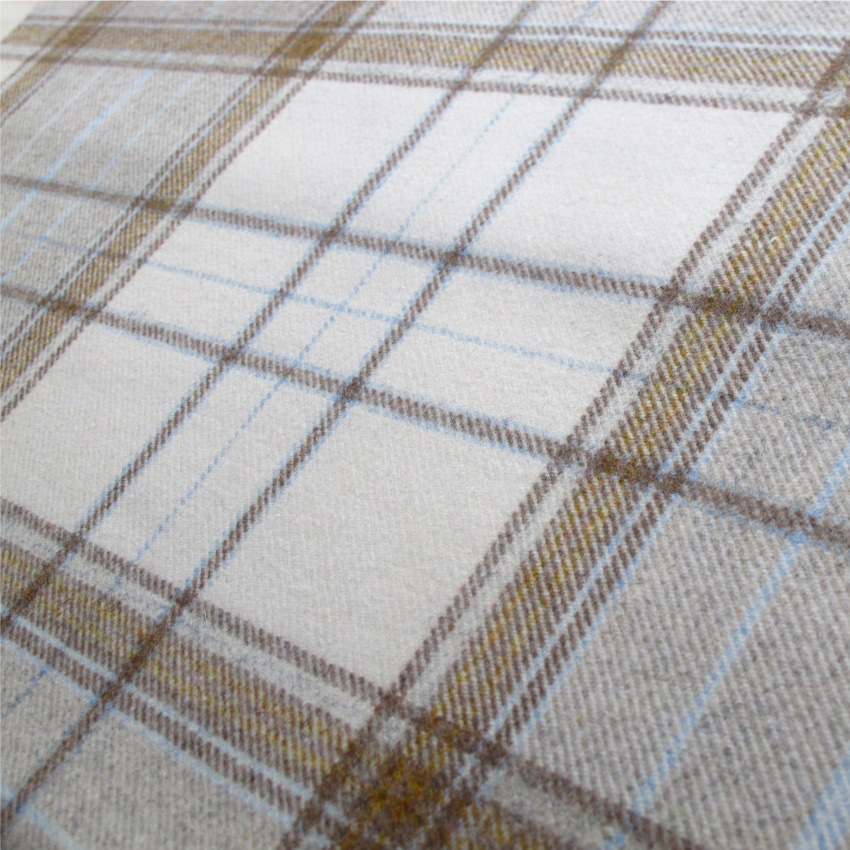 Upholstery Fabric Iona Autumn Plaid, Blue Plaid Curtain Material