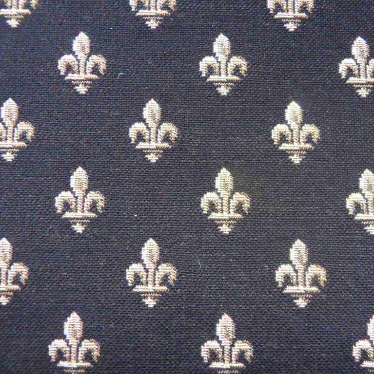 Medieval Heavy Fleur de Lys Curtain and Upholstery Fabric