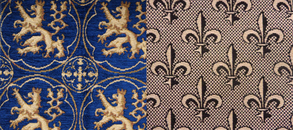 medieval upholstery fabric