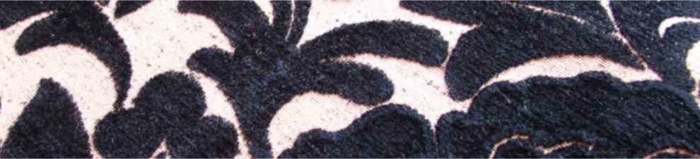 black and white upholstery fabric from Loome