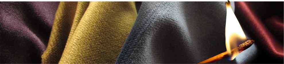 images of flame retardant fabric