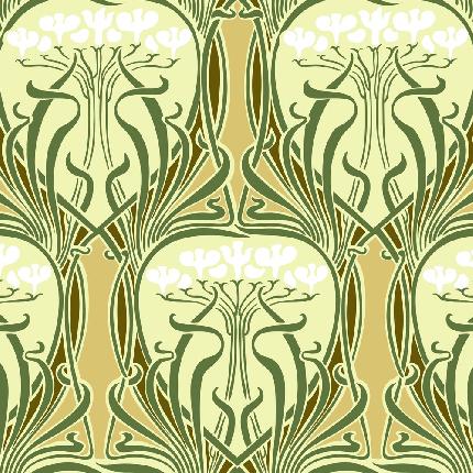 Rennie Beauclair Art Nouveau Fabric